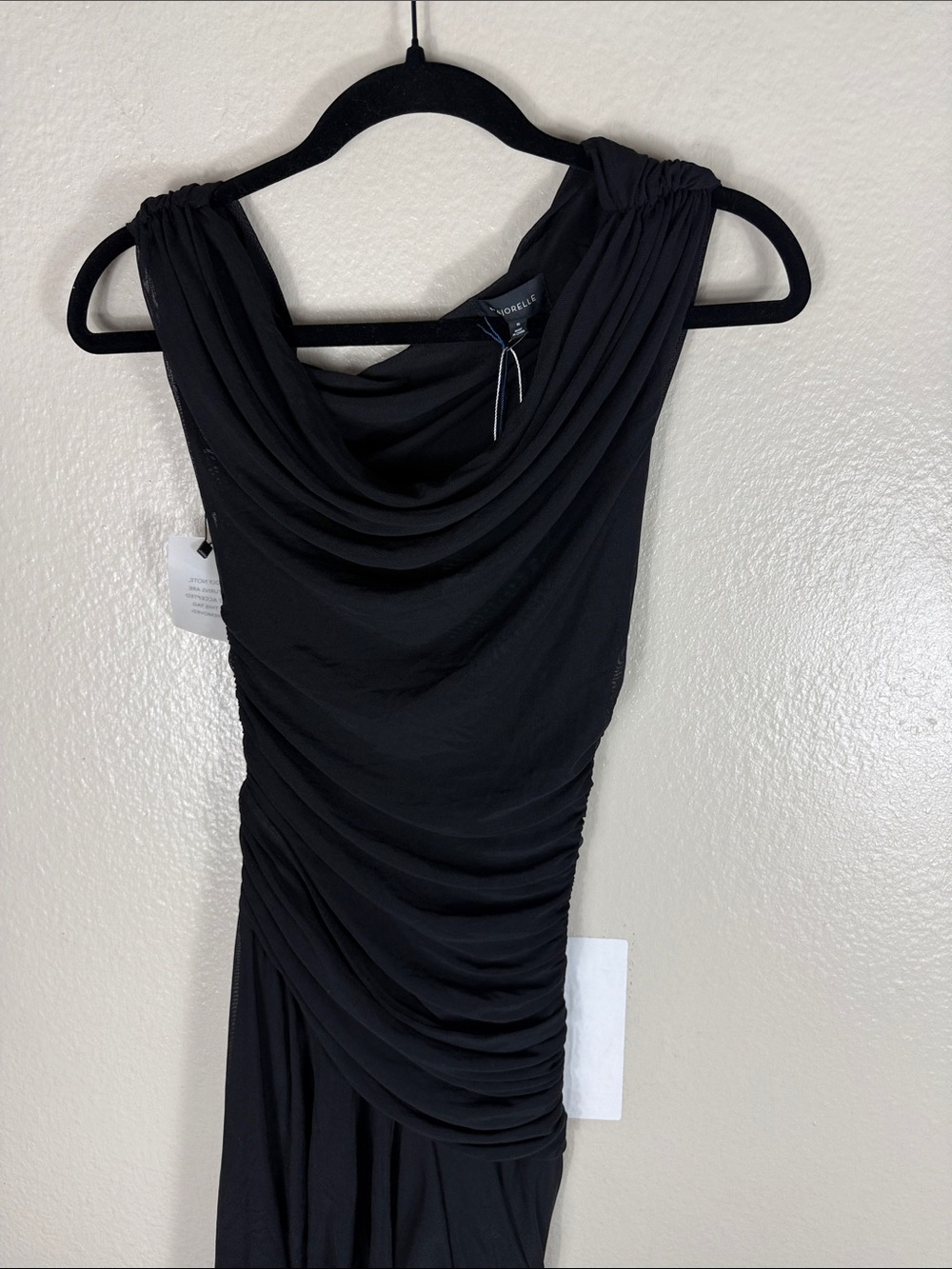 MAJORELLE Manon Dress in Black - Picture 5 of 9